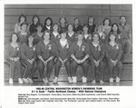 1985-86 Central Washington University Women's Swimming Team by Central Washington University