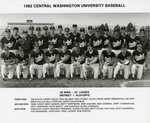 1982 Central Washington University Baseball by Central Washington University