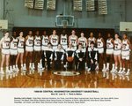 1988-1989 Central Washington University Men's Basketball Team by Central Washington University