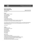 June 9-10, 2011 - Board of Trustees Meeting Minutes, Regular and Special Meetings