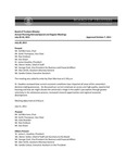 July 20-22, 2011 - Board of Trustees Meeting Minutes, Annual Planning Retreat, Regular and Special Meetings