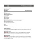 June 8, 2012 - Board of Trustees Meeting Minutes, Regular Meeting by Board of Trustees, Central Washington University
