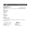 September 4, 2012 - Board of Trustees Meeting Minutes, Special Telephonic Executive Session