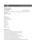 July 17-18, 2014 - Board of Trustees Meeting Minutes, Regular and Special Meetings by Central Washington University Central Washington University