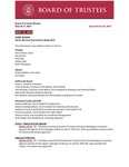 May 16, 2019- Board of Trustees Meeting Minutes, Work Session by Central Washington University
