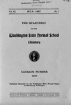 The Quarterly of the Washington State Normal School Ellensburg. Catalog Number 1927