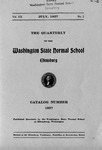 The Quarterly of the Washington State Normal School Catalog