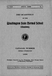 The Quarterly of the Washington State Normal School Ellensburg. Catalog Number [1929]