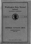 The Quarterly of the Washington State Normal School Ellensburg, Washington. Catalog Number [1936]