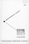 Quarterly Bulletin of the Central Washington College of Education Ellensburg, Washington. Correspondence Courses [1950]