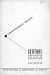 Quarterly Bulletin of the Central Washington College of Education Ellensburg, Washington. Correspondence Courses [1951]