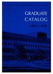 Graduate Catalog Central Washington State College Ellensburg 1968
