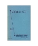The Graduate Program at Central Washington College of Education [1952]
