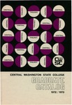 Central Washington State College Graduate Catalog 1972-73