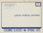 Evening Classes Spring 1975