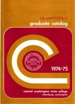 Central Washington State College Graduate Catalog 1974-75