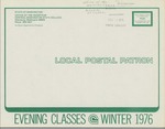 Evening Classes Winter 1976