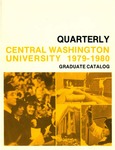Quarterly Central Washington University Graduate Catalog 1979