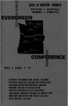 1970-1971 Evergreen Conference Winter Sports--Basketball, Wrestling, Gymnastics, Swimming