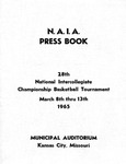 1965 NAIA National Intercollegiate Championship Basketball Tournament Press Book by National Association of Intercollegiate Athletics