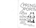 1952 Central Washington College Spring Sports Press and Radio Book by Central Washington University Athletics