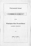 1933 Commencement of Washington State Normal School by Central Washington University