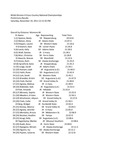 NCAA Division II West Regional Cross Country Championships, Preliminary Results, Women's 6k