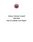 Library Advisory Council 2025-2026 End of Academic Year Report by Central Washington University