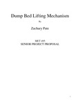 Dump Bed Lifting Mechanism