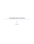 Collapsible Bicycle Frame by Keith Stone