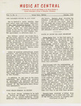Music at Central Summer 1959