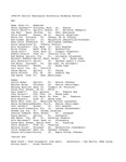 Central Washington University Swimming Rosters, 1998-1999