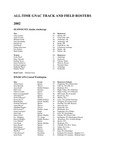 All-Time Great Northwest Athletic Conference Track and Field Rosters