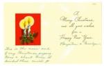 1952 A Merry Christmas and all good wishes for a Happy New Year by Carolyn Brown Dodge