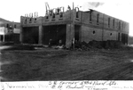 Lynch Building Under Construction by C. A. Bushnell