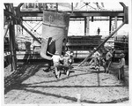 Pouring Concrete at Grand Coulee Dam by Bureau of Reclamation