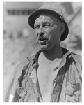 Construction Worker at Grand Coulee Dam by Bureau of Reclamation