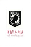 Program from POW and MIA Stamp Dedication Event