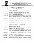 Chronology of US/SRV POW/MIA Activities