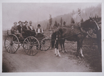 Horse and buggy in Roslyn, Washington