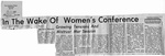 Newspaper Clippings: In The Wake Of Women's Conference (Section Two)